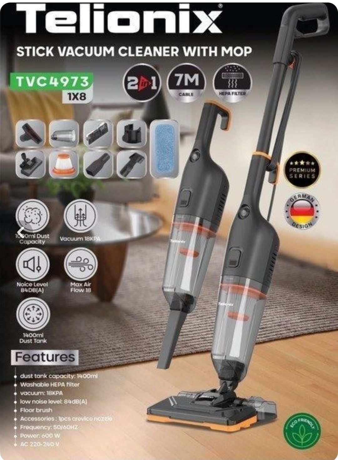 جارو طی تلیونیکس مدل TVC-4973